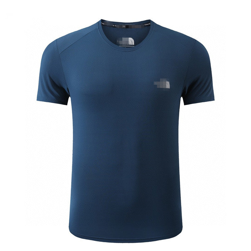 2025 Verano Transpirable Nueva camiseta de manga corta de manga corta para hombre de primavera y verano Nueva camiseta transpirable para exteriores que absorbe la humedad