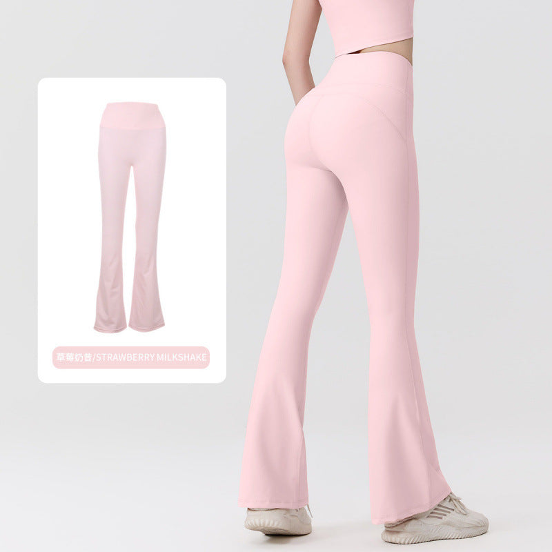 Pantalón Yoga Mujer AL | Microacampanado Y Talle Alto
