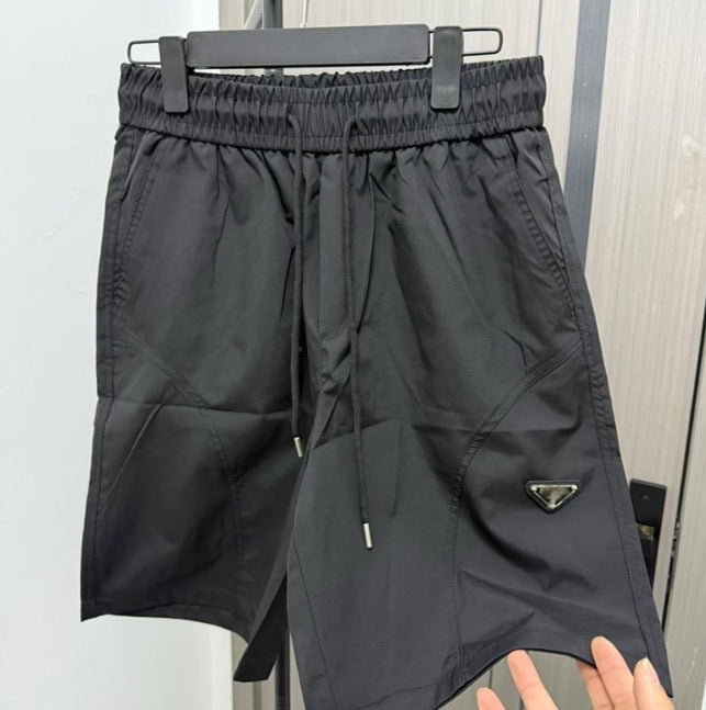 Pantalones Cortos Playa Deportivos P | Logo Triángulo Secado Rápido