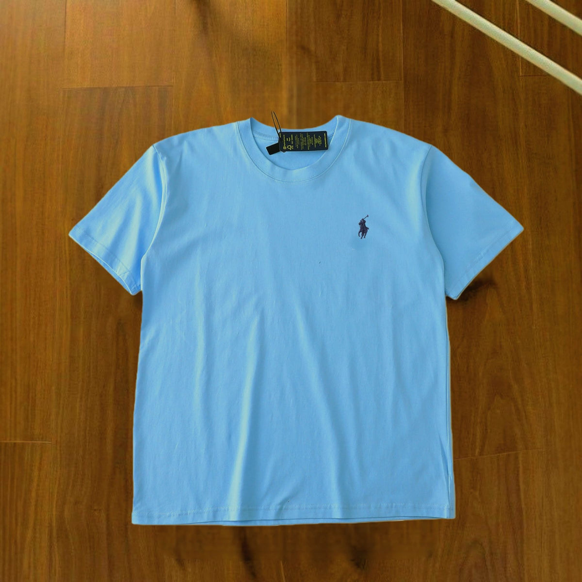 Camiseta Bordada de Algodón RL | Manga Corta