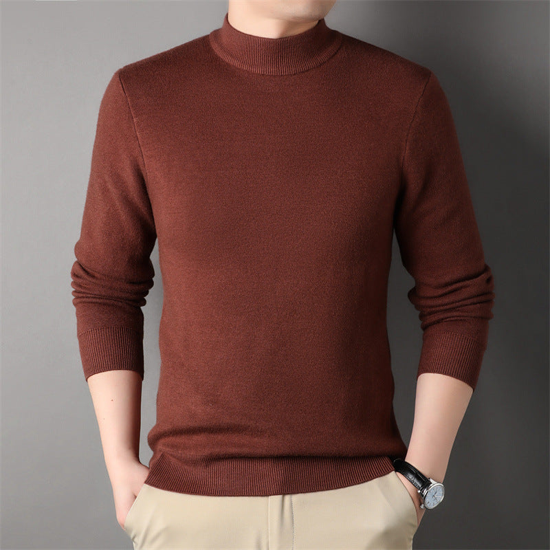 Jersey Cuello Alto Hombre - Suave y Cálido Primavera Otoño