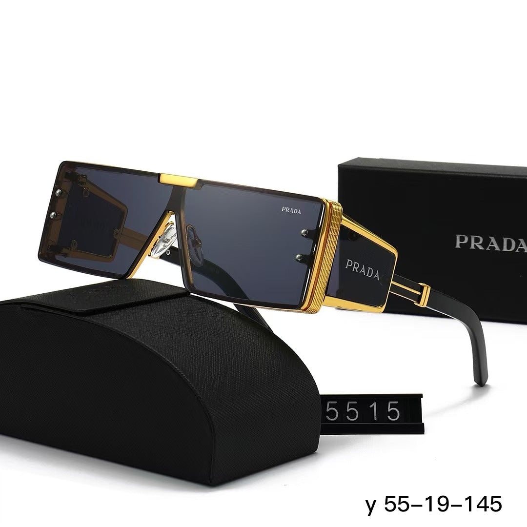 Pujia Fashion Street Style Sonnenbrille | Metall Damen