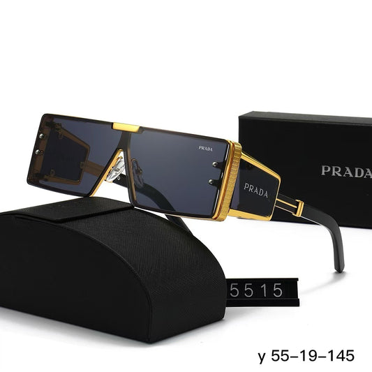 Pujia Fashion Street Style Sonnenbrille | Metall Damen