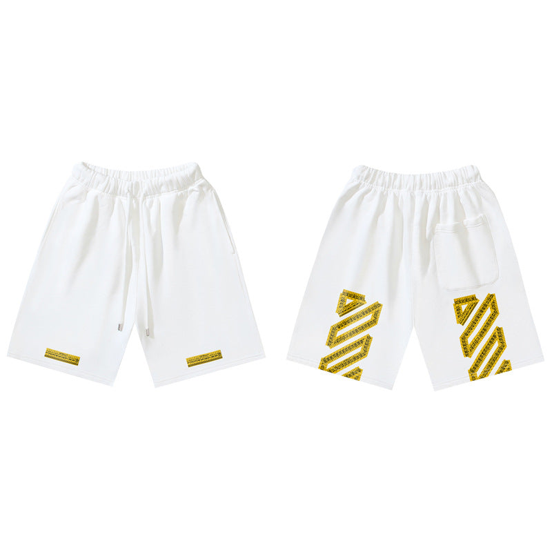 Pantalones Cortos Hombre Estampado Flecha Sueltos | LuxuryMarkt