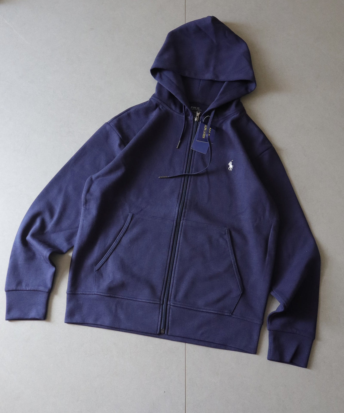 Sudadera RL Con Cremallera | Caballo Bordado