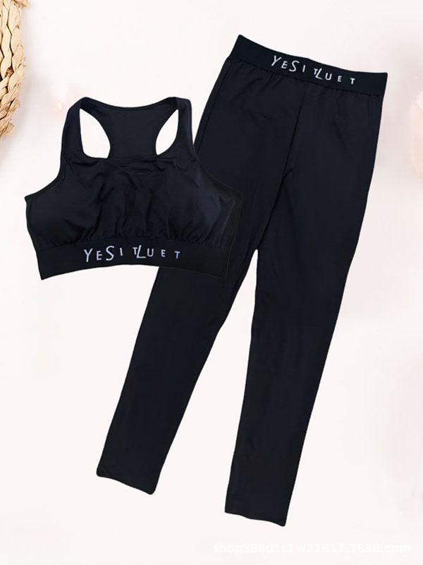 Ropa de yoga femenina europea y estadounidense, chaqueta deportiva, conjunto de yoga, pantalones de yoga de tiro alto de mujer fitness casual de alta gama