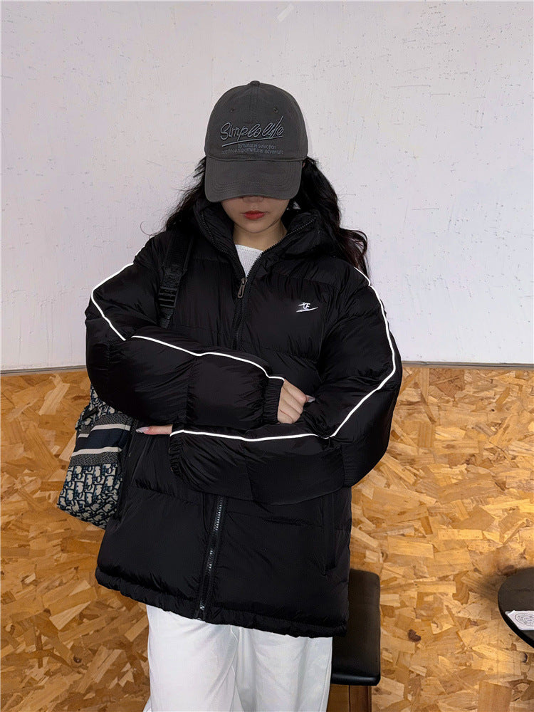 Reflektierende Sportjacke mit Kapuze N | Wintermantel | Luxury Markt