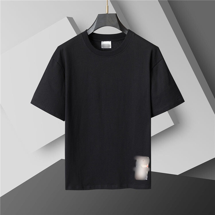 Versión correcta de 2026 de la nueva camiseta ligera de lujo de verano, camiseta de manga corta de cuello redondo y versátil para hombres y mujeres, países extranjeros de Europa y Estados Unidos