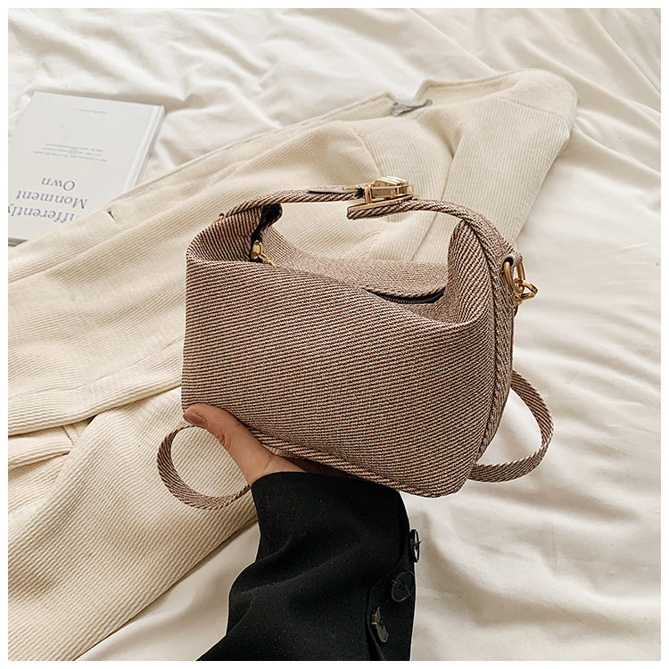 Bolso Niche para mujer, Nuevo Bolso Versátil de Almohada Primavera/Verano 2024, Bolso Casual Sencillo de Hombro Cruzado