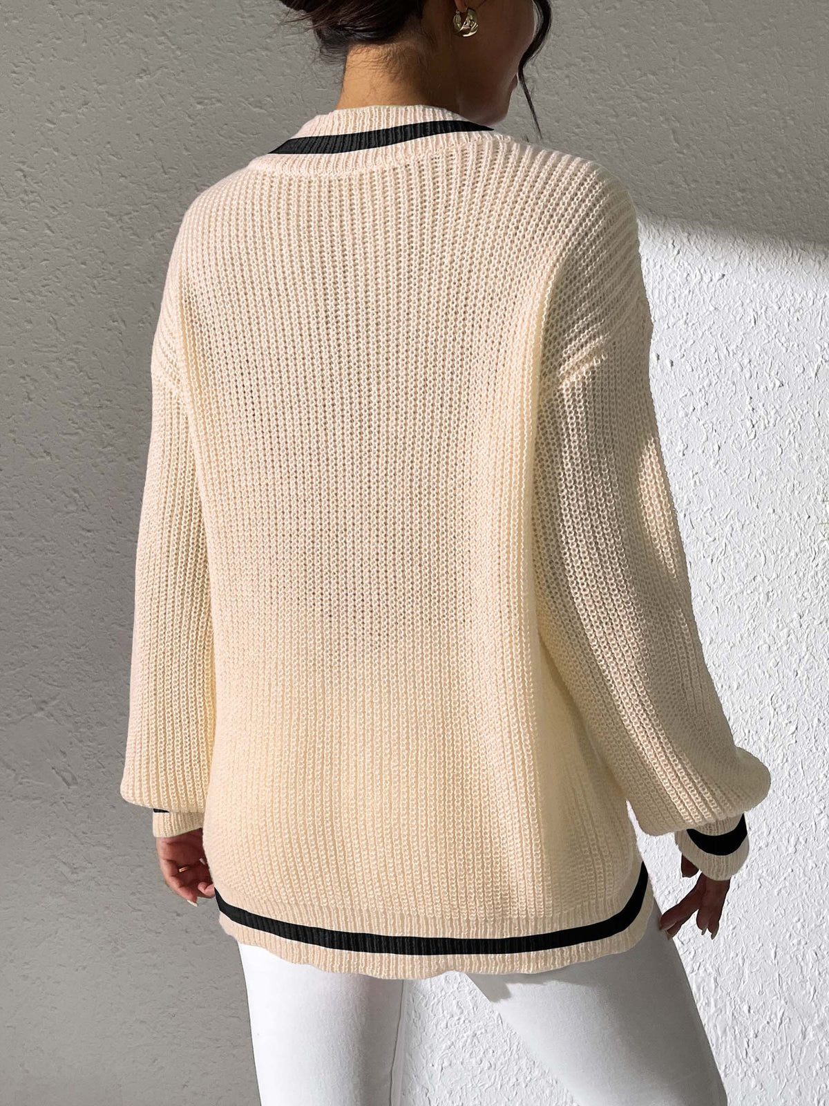 Jersey Mujer CHN | Cuello En V Y Color Combinado