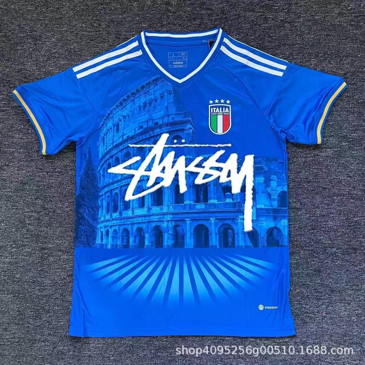Venta al por mayor transfronteriza para Países Bajos, Alemania, Francia, Italia, Flamengo, Italia, envío gratuito para una camiseta de fútbol