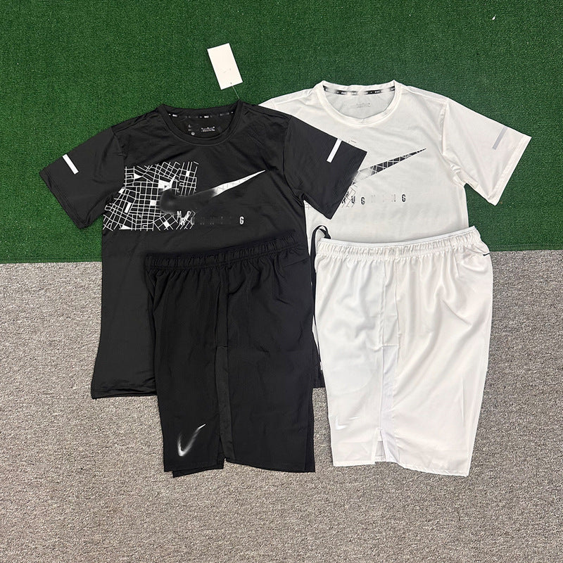 Men's Short Running & Fitness Sets | Quick-Dry Athletic Wear