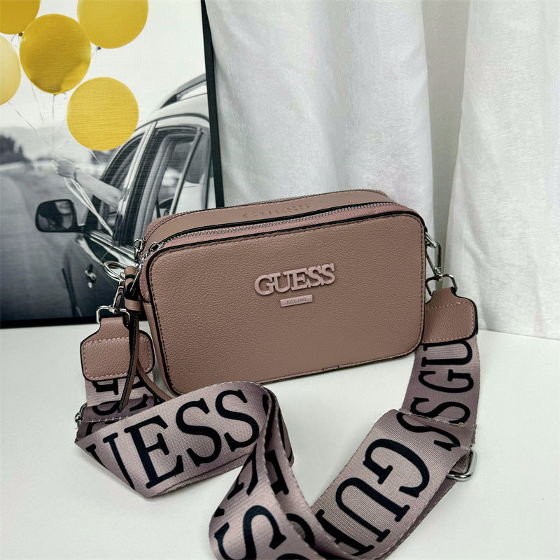 Bolso cruzado de mujer con patrón pequeño de lichi, bandolera de un solo hombro, moda de comercio exterior transfronterizo, bolso cuadrado pequeño, cartera nueva y de moda