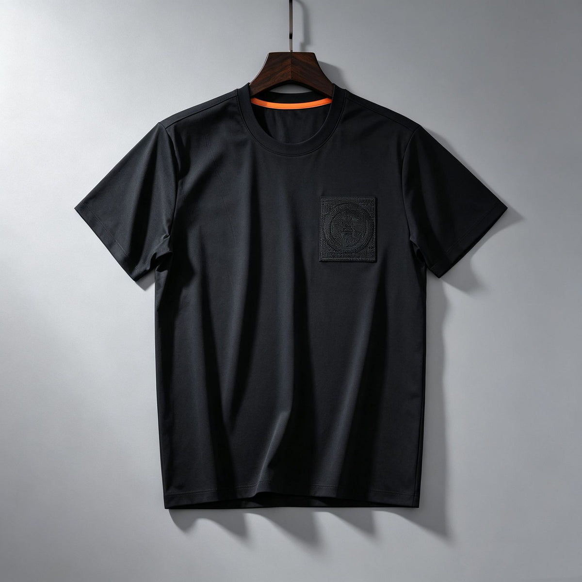 Men's H T-Shirt | Embroidered Short Sleeve