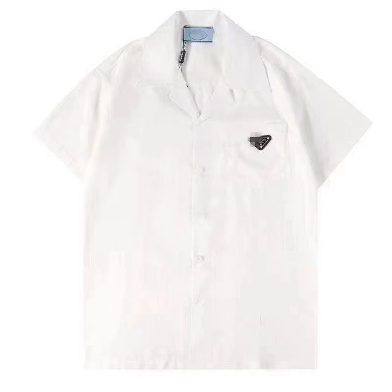 Chemise homme imprimée P | Col et boutons