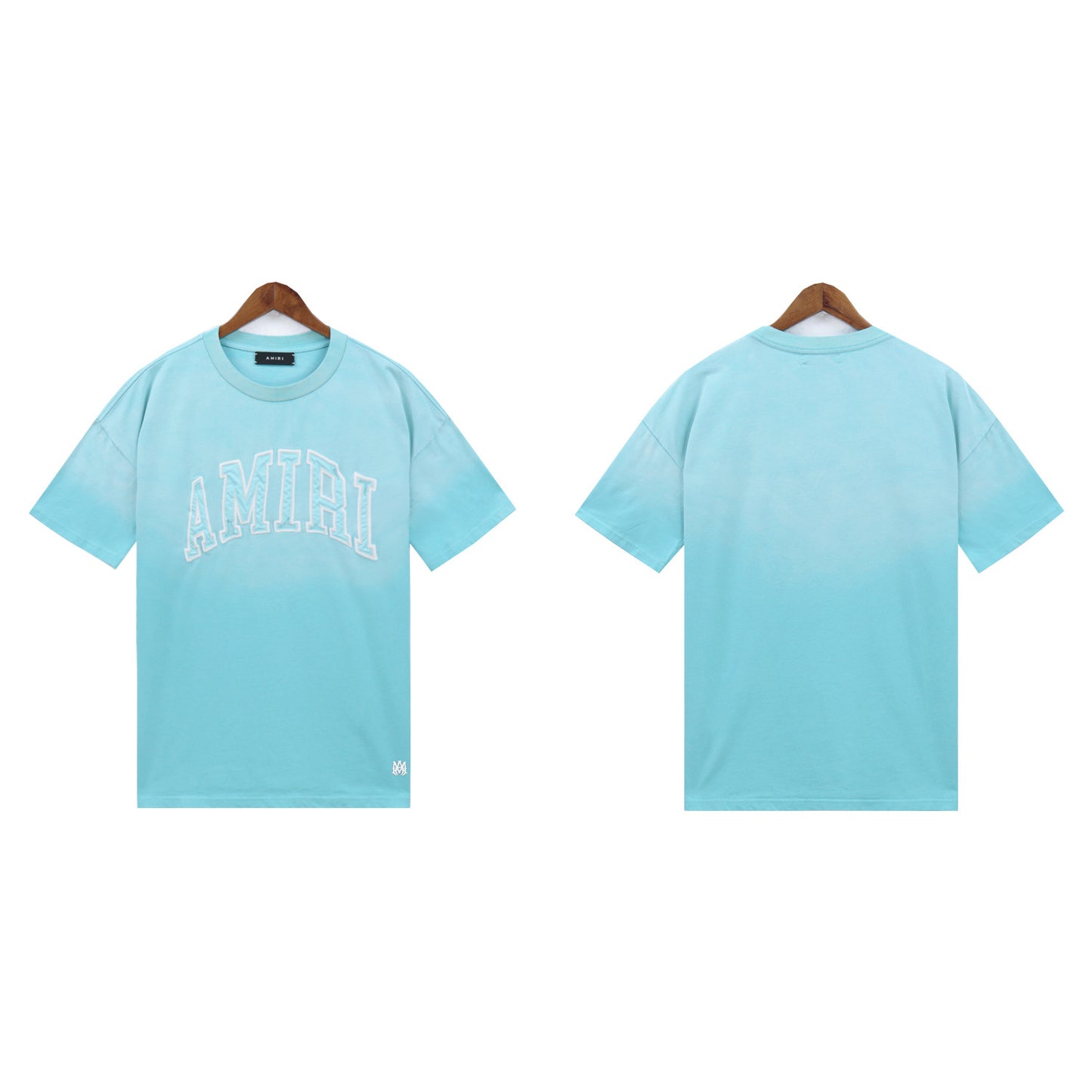 2024 Verano 2024 AM1R1 ICON Letter Totem Letter Totem Pattern Coconut Tree T-shirt Unisex