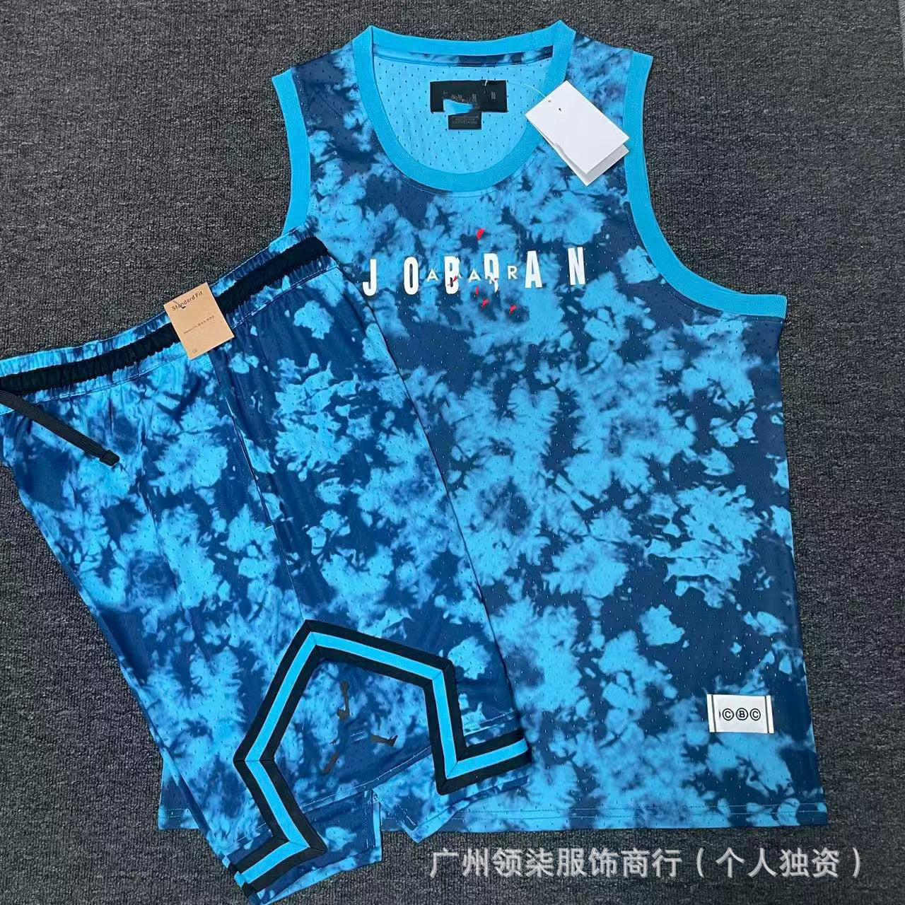 Nuevo chaleco deportivo de baloncesto Flying Man con pantalones cortos, chaleco deportivo casual de correr de secado rápido, transpirable y holgado