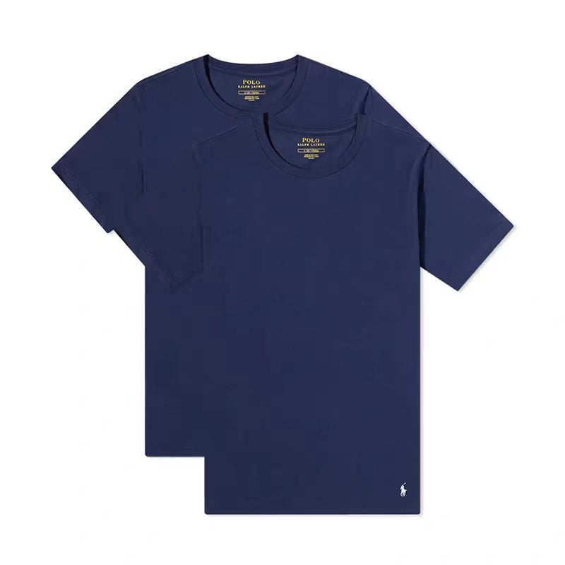 Nueva camiseta de polo con bordado cruz de ponis con corte clásico de algodón puro 230g 230g
