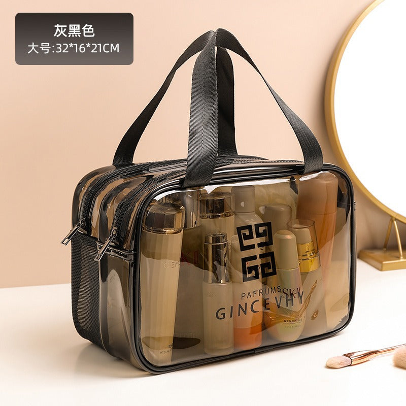 Bolsa Maquillaje Grande Portátil Mujer | Organizador Repelente Agua