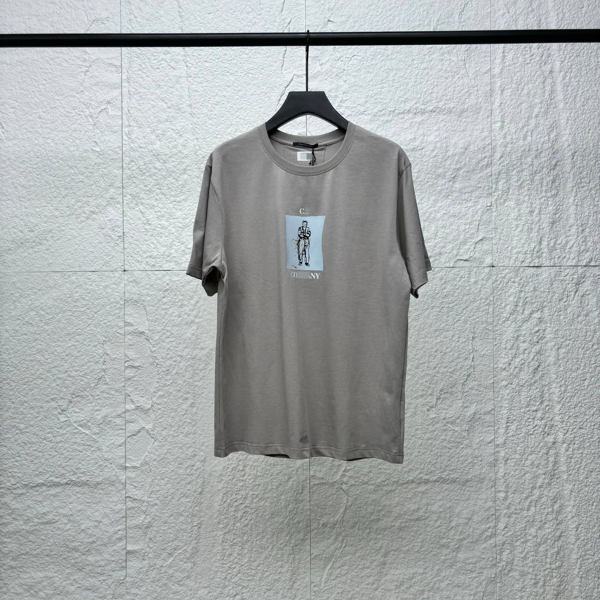Maglietta Uomo in Puro Cotone | Ricamo Casual Maniche Corte