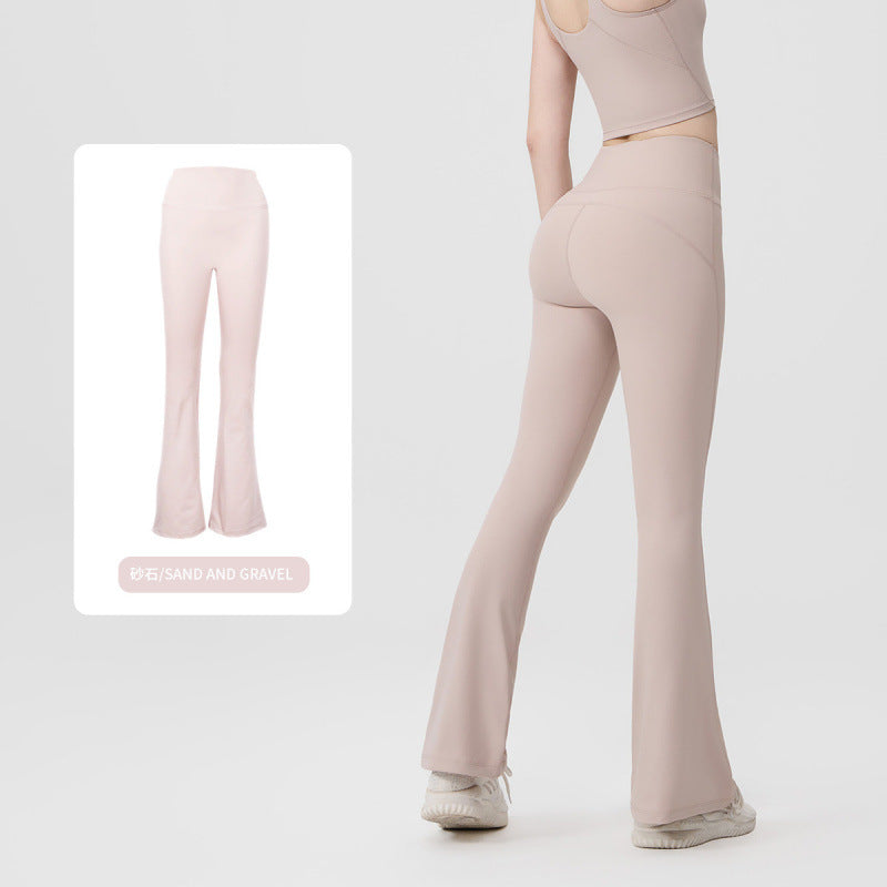 Pantalón Yoga Mujer AL | Microacampanado Y Talle Alto