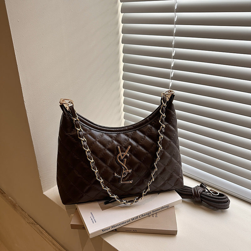 Bolso ligero de lujo estilo Chanel para mujer, nuevo bolso de moda versátil y de moda 2026, elegante bolso cruzado casual