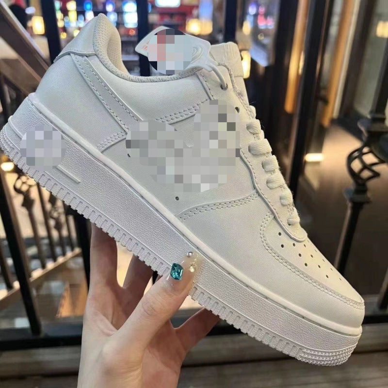 حذاء AF1 أسود للجنسين | لمسة نهائية غير لامعة ولامعة