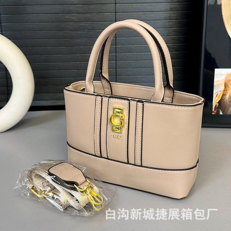 Bolso de mujer superventas impreso en Europa y Estados Unidos 2026 nuevo bolso cruzado ancho de tira cruzada de gran capacidad para mujer