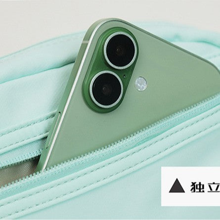 Bolso deportivo para móviles de exterior, cintura, bolso cruz ligero de marca de moda de varias capas, bolso cuadrado pequeño portátil sencillo y sencillo fabricante