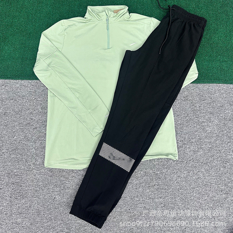 Men's Long Sleeve Fitness Set | Breathable Loose Pants