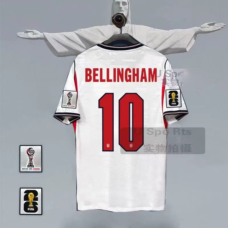 Francia, Brasil, Portugal, España, Argentina, número de partido en casa 19, Yamal, camiseta de fútbol, edición fan