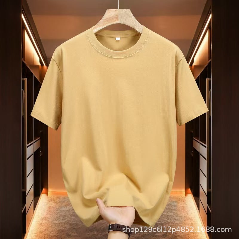 Camiseta Unisex Logo Pegatina Cuello Redondo Manga Corta