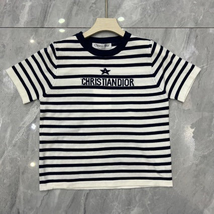 Women's Striped Long Sleeve T-Shirt CD | Two Colors