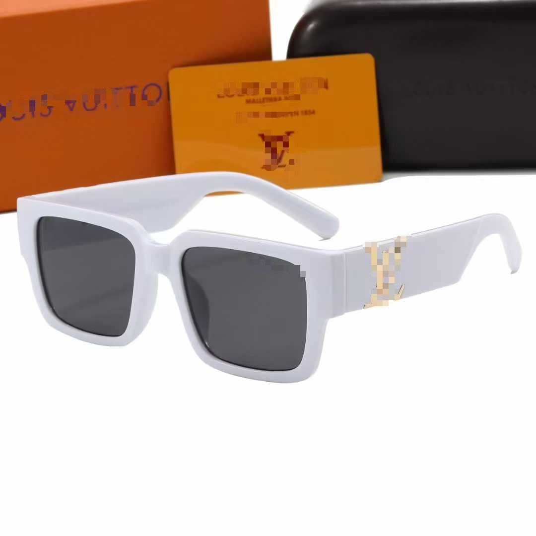 Gafas de sol de moda y de moda, gafas de sol de cara cuadrada de cara grande estilo influencer, gafas de protección UV para hombres y mujeres al por mayor