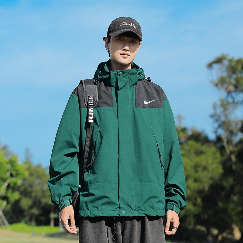 Plaid Mountaineering Windbreaker Jacket | Outdoor Premium