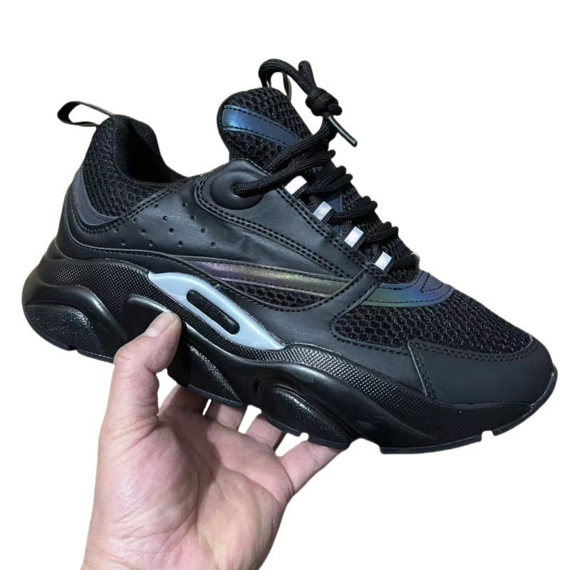 Putian CD B22 B30 b25 Zapatillas de papá Suela de punta redonda Suela gruesa Deportivas elevadas Calzado Casual de hombre y mujer